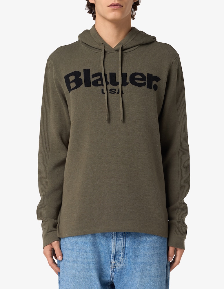 Blauer Felpa con cappuccio big logo - immagine 1 Blauer Felpa con cappuccio big logo - immagine 1