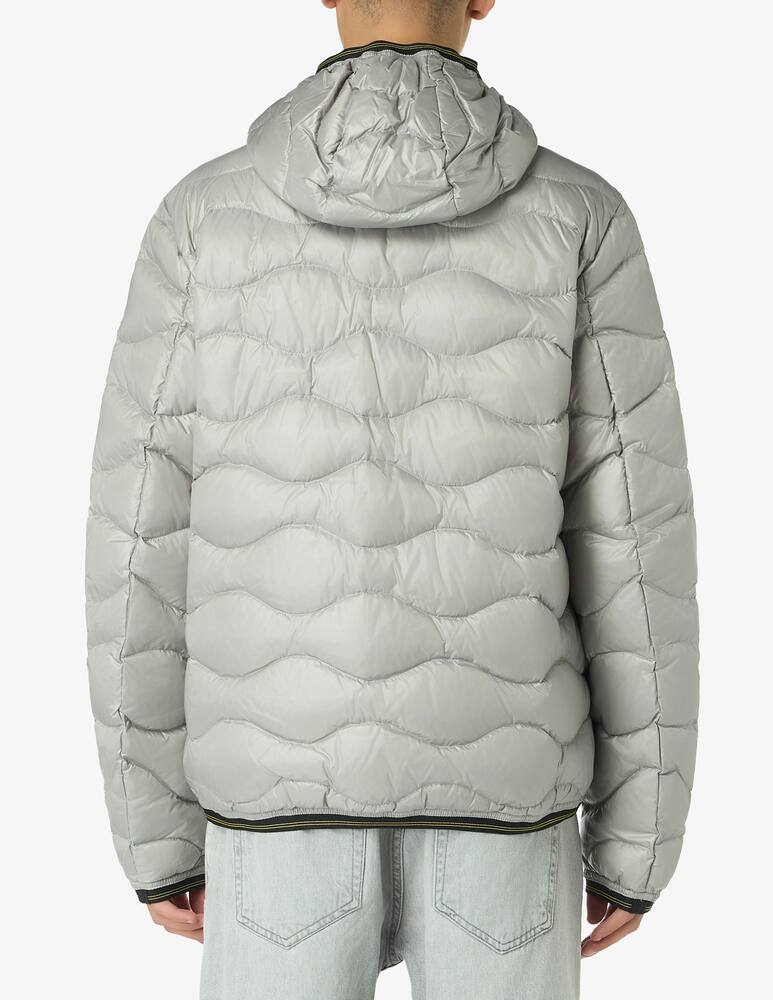 rinascente Blauer Wave hooded jacket