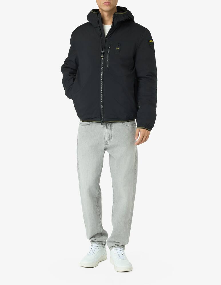 rinascente Blauer Giacca con cappuccio derry softshell