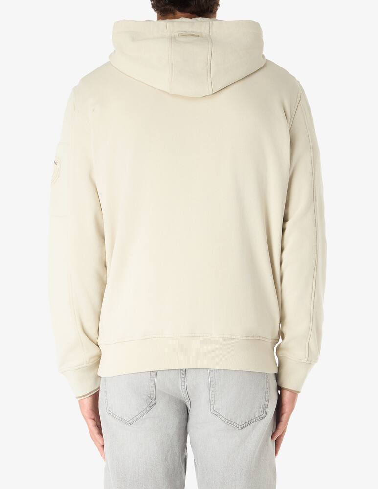 rinascente Blauer Cardinton fleece hoodie