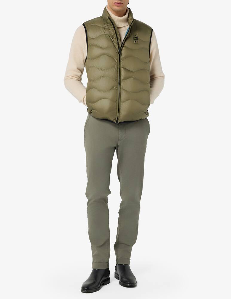 rinascente Blauer Gilet ondina ovatta