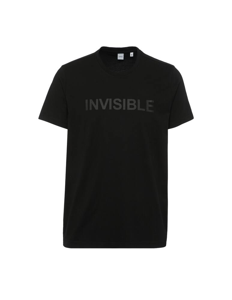 rinascente Aspesi T-shirt roundneck with printed VISIBILE regular fit