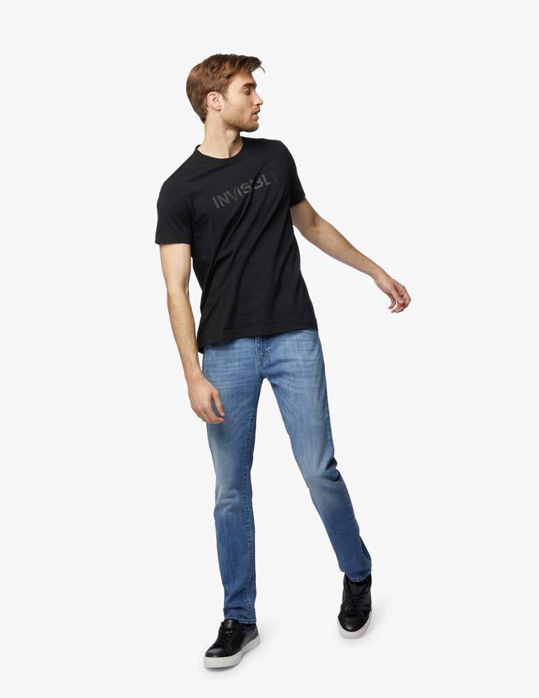 rinascente Aspesi T-shirt roundneck with printed VISIBILE regular fit