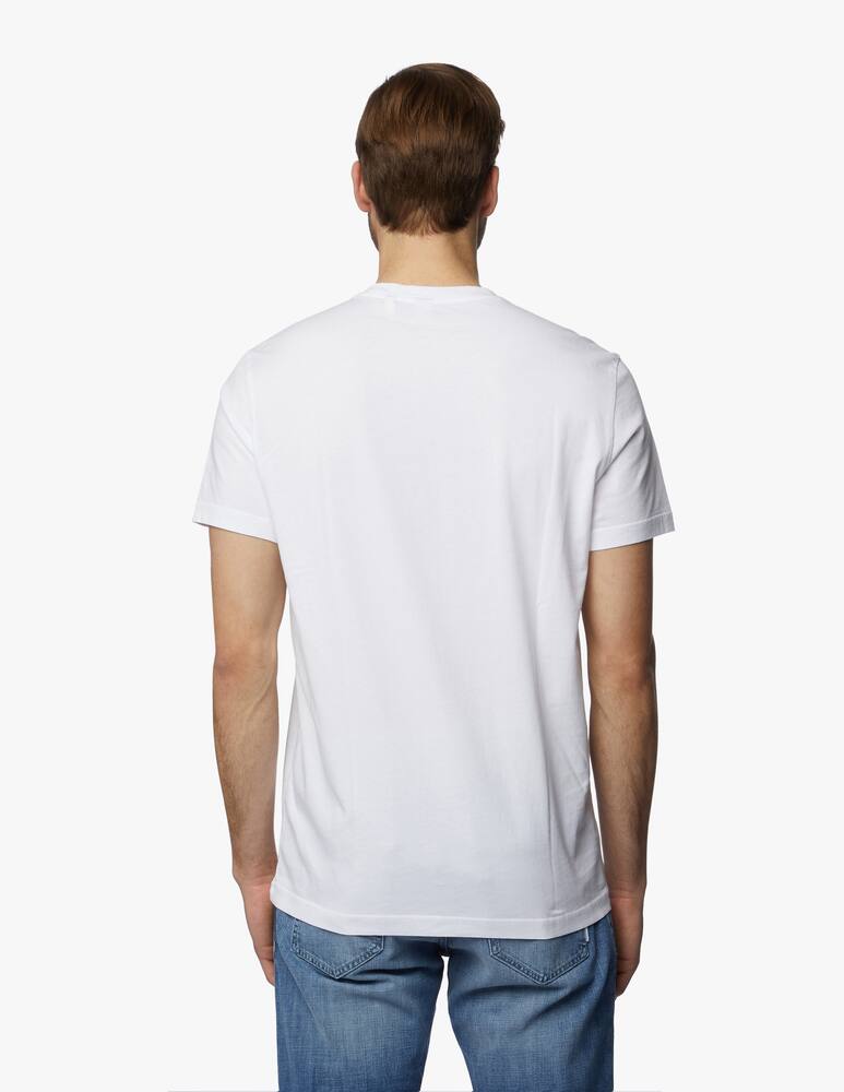 rinascente Aspesi T-shirt roundneck with printed  "SILENZIO" slim fit