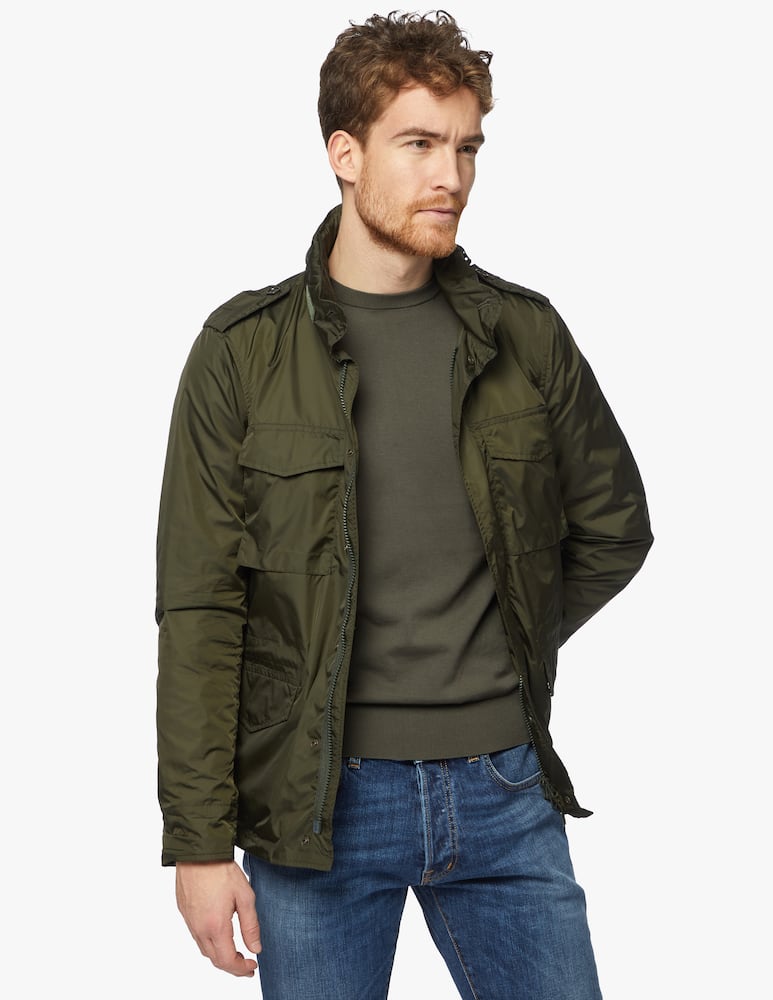 rinascente Aspesi Mini field jacket antigoccia con stampa Aspesi