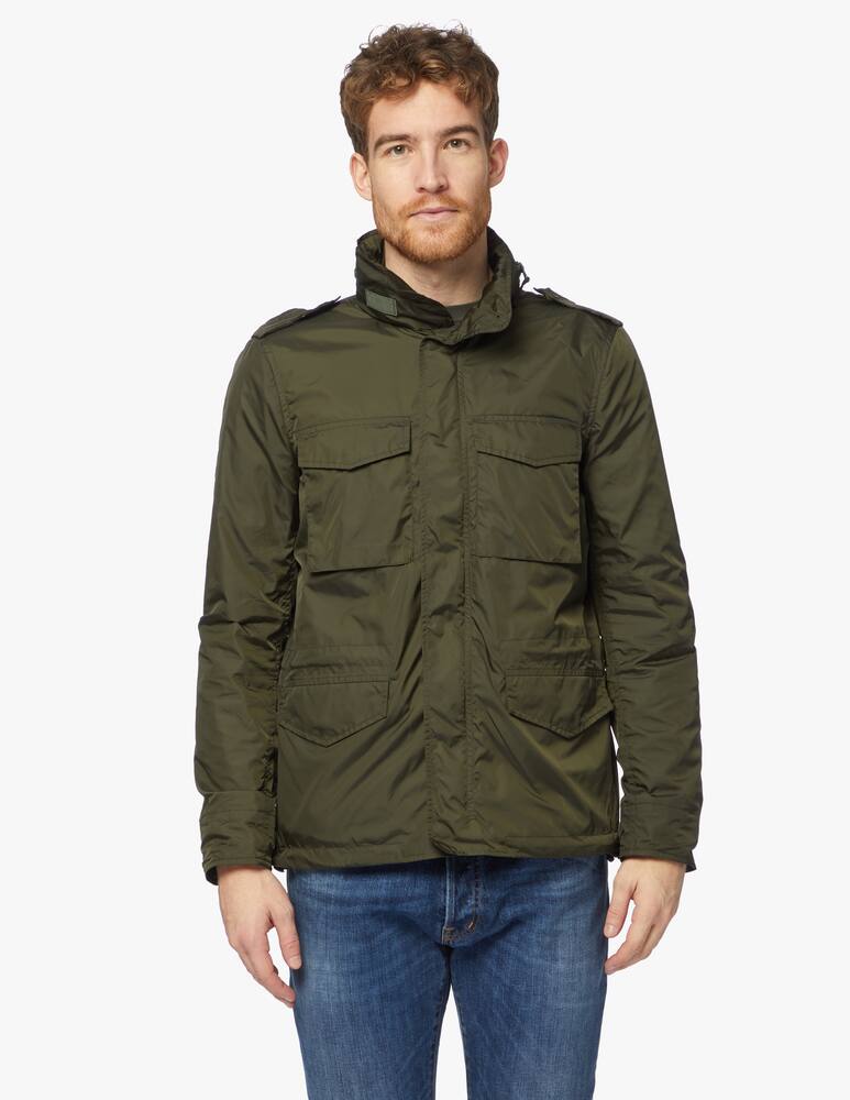 rinascente Aspesi Mini field jacket antigoccia con stampa Aspesi