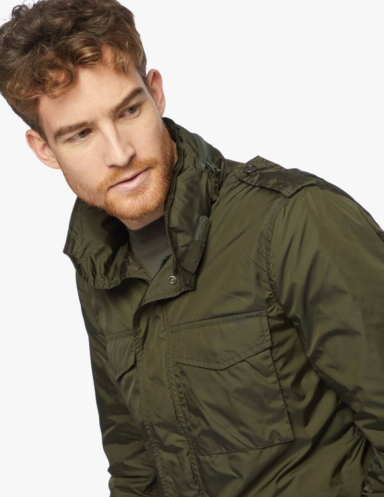 rinascente Aspesi Mini field jacket antigoccia con stampa Aspesi