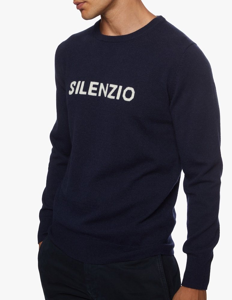 rinascente Aspesi Crew neck sweater in pure cashmere "silenzio"