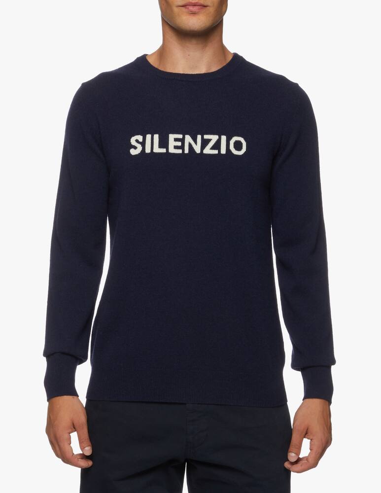 rinascente Aspesi Crew neck sweater in pure cashmere "silenzio"