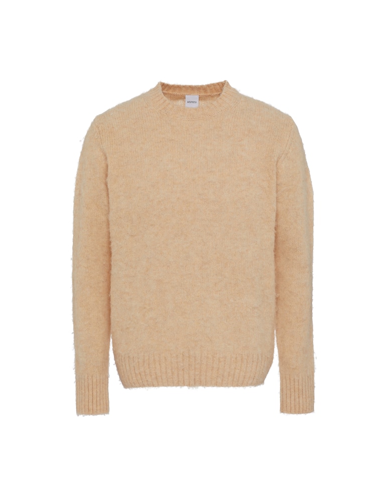 rinascente Aspesi Maglia girocollo in lana shetland garzata