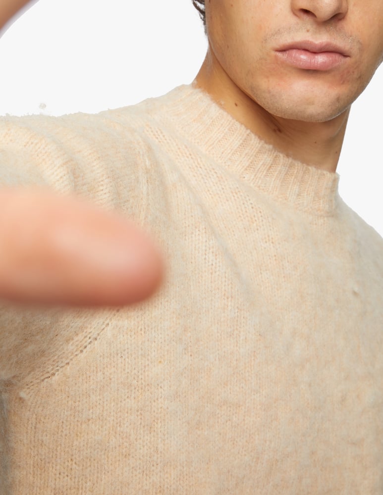 rinascente Aspesi Maglia girocollo in lana shetland garzata