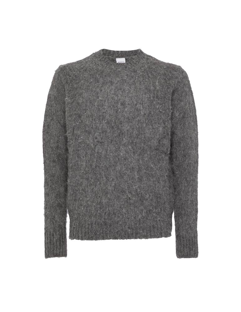 rinascente Aspesi Maglia girocollo in lana shetland garzata
