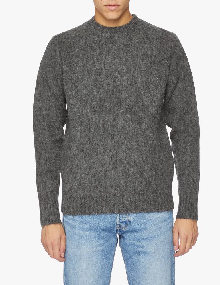 rinascente Aspesi Maglia girocollo in lana shetland garzata