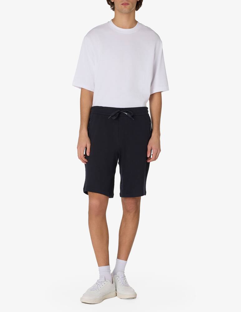 rinascente Armani Exchange Bermuda logo french terry