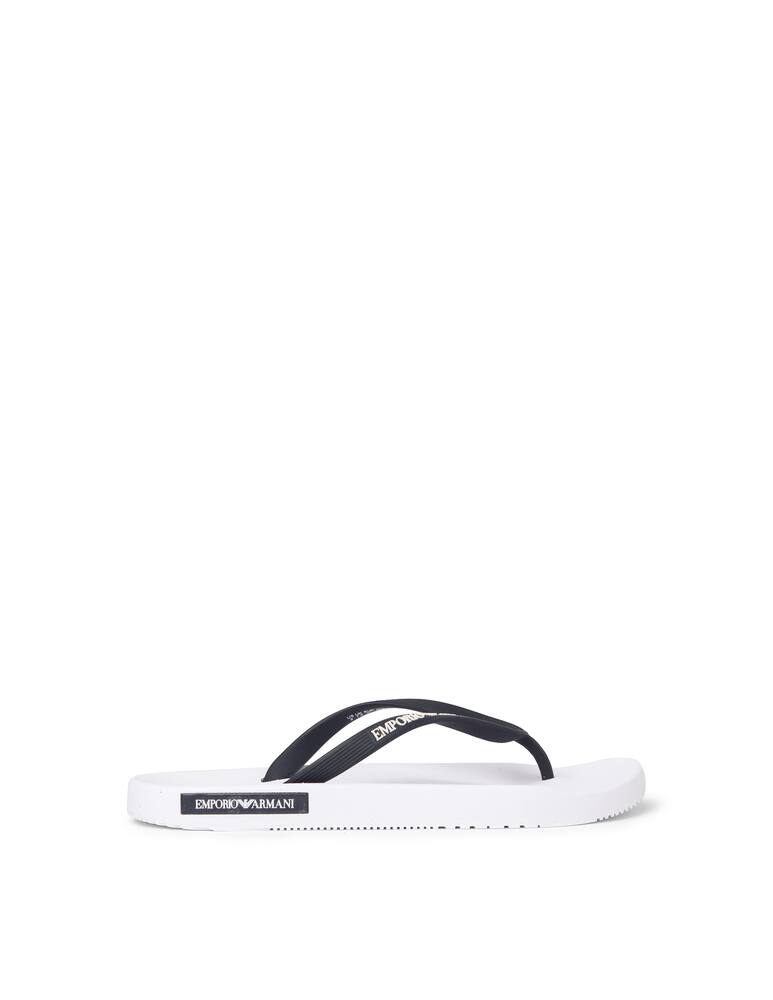 rinascente Emporio Armani Infradito bold in gomma 