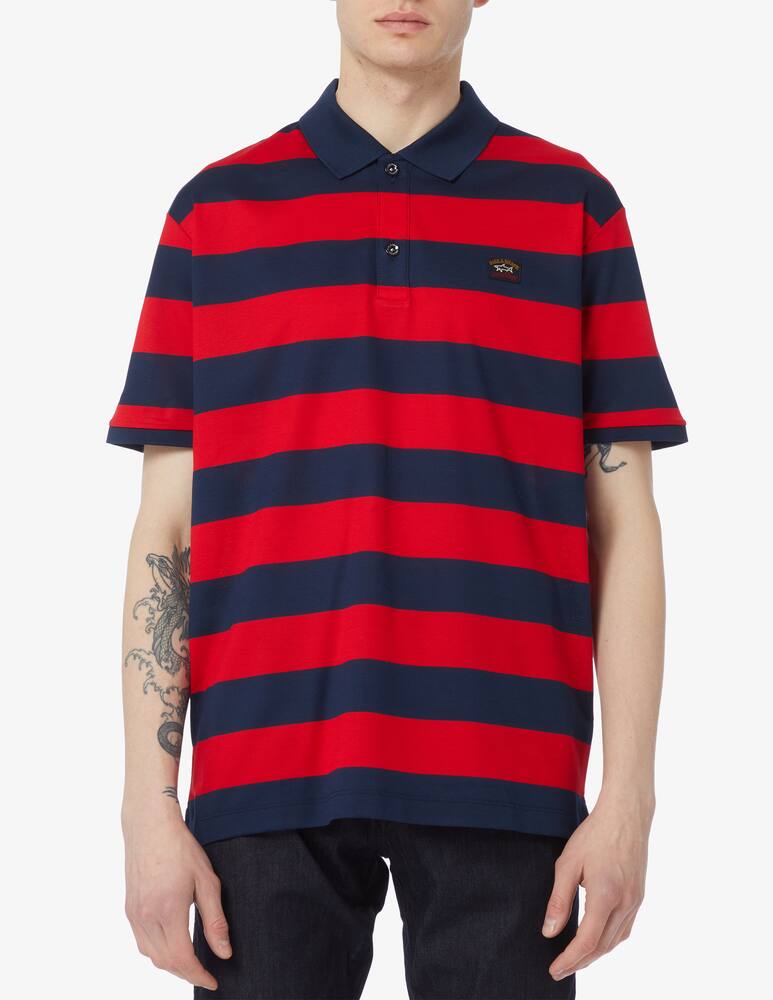 Paul & Shark Short sleeve striped polo  - picture 1