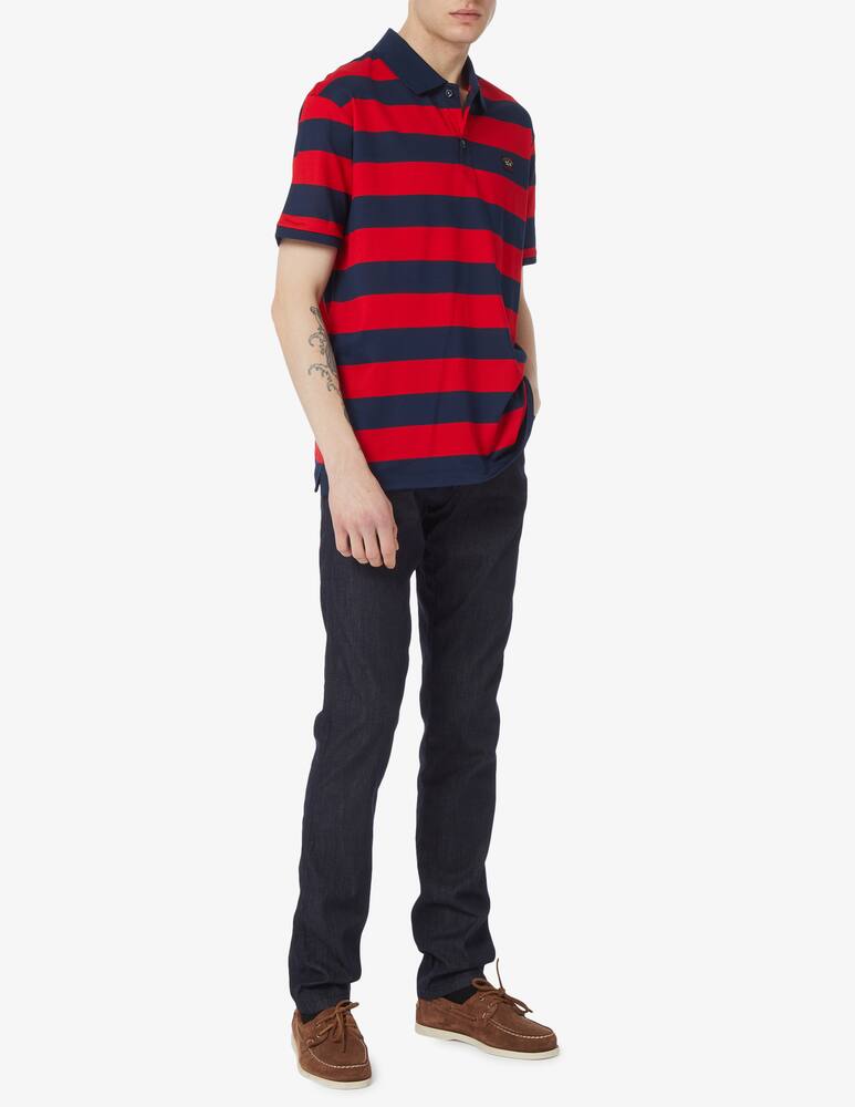 rinascente Paul & Shark Short sleeve striped polo 