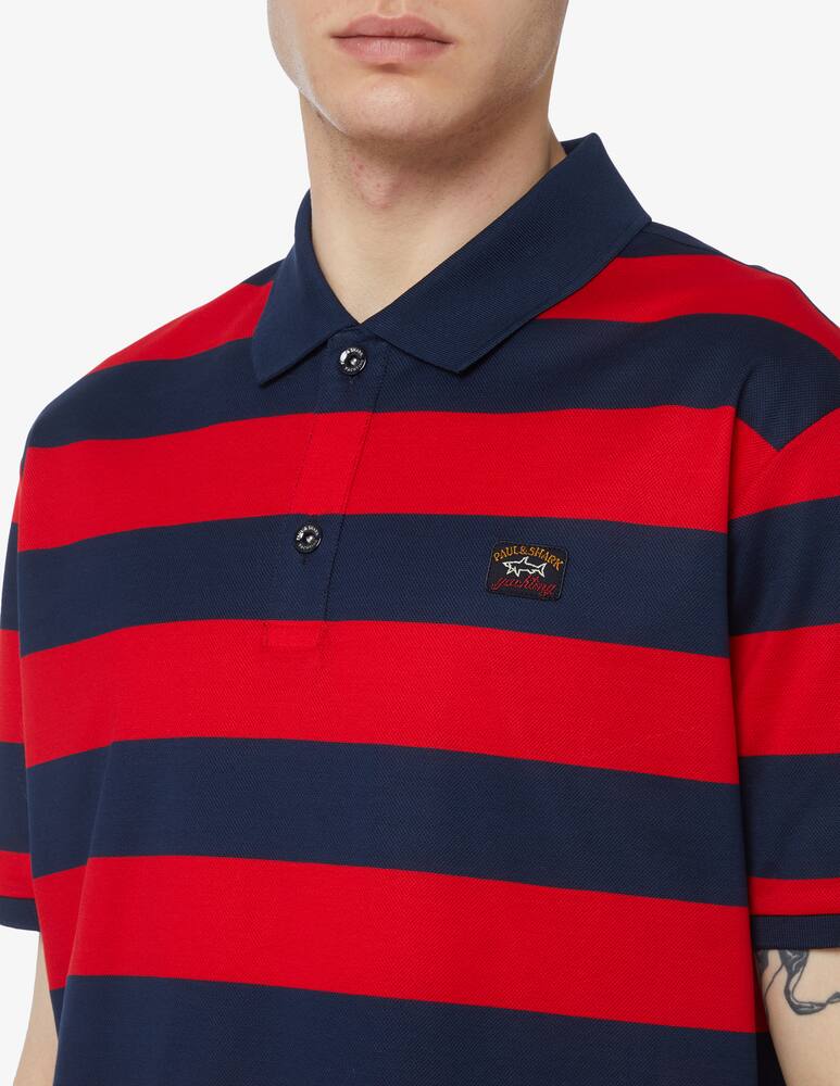 rinascente Paul & Shark Short sleeve striped polo 