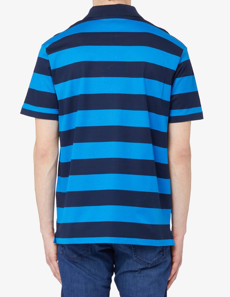 rinascente Paul & Shark Striped piquet polo