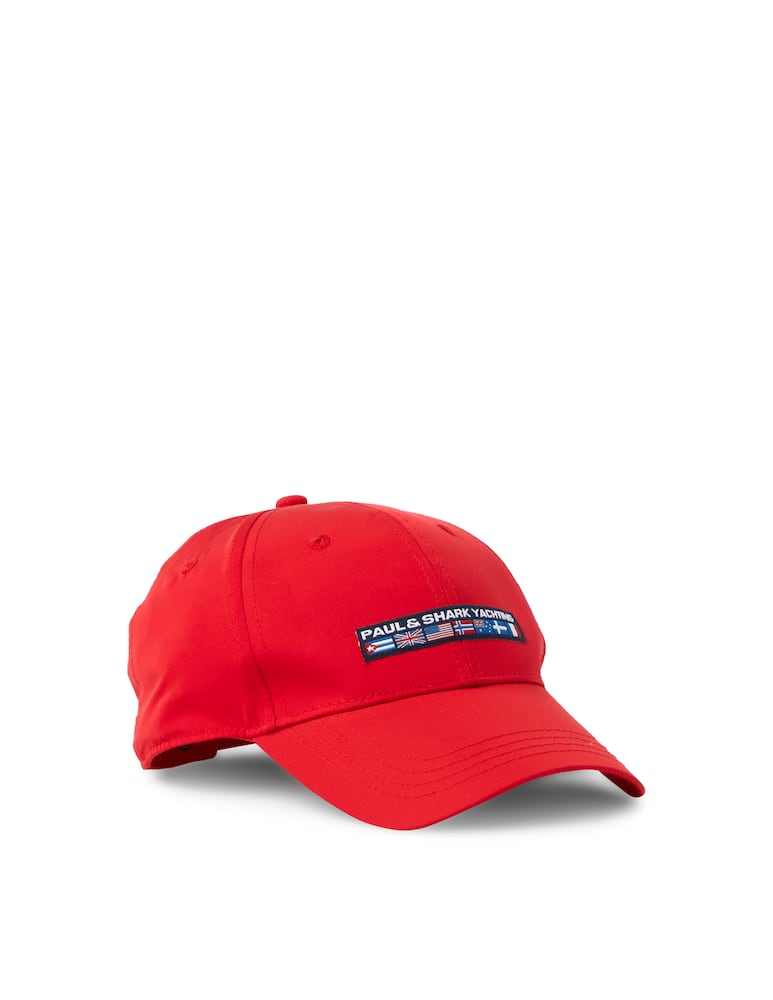 rinascente Paul & Shark Small flags baseball cap - red