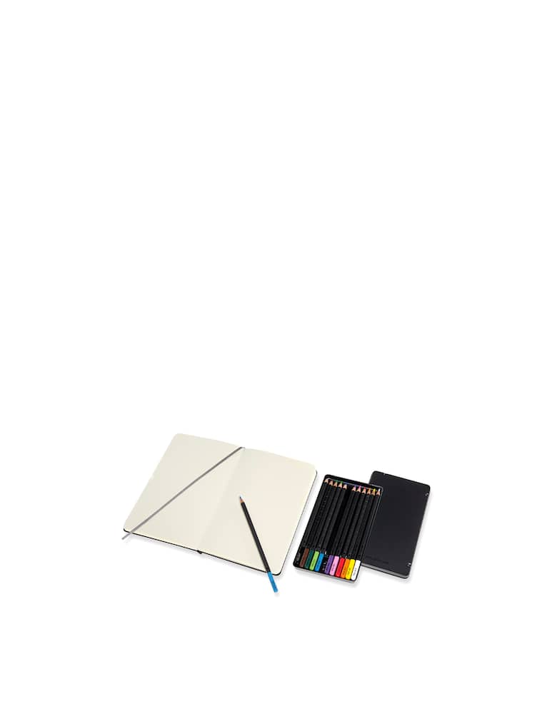 Moleskine Taccuino Kit per colorare - e matite acquerellabili - immagine 2 Moleskine Taccuino Kit per colorare - e matite acquerellabili - immagine 2
