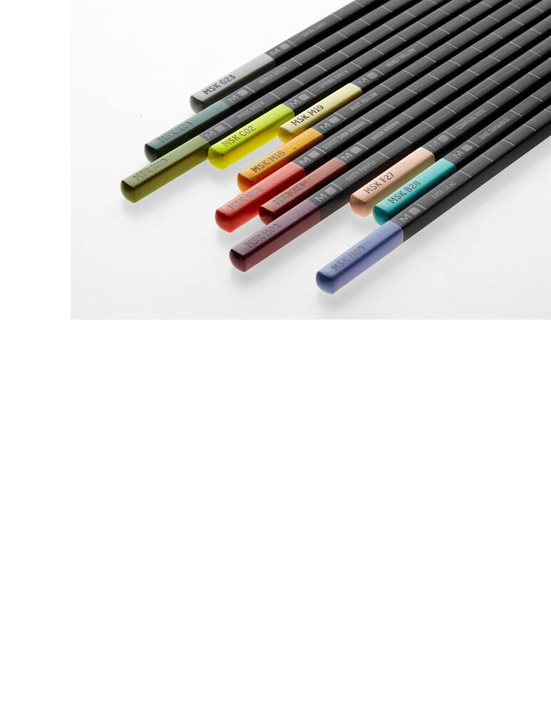 rinascente Moleskine Set 12 pezzi Pastelli Urban Nomad