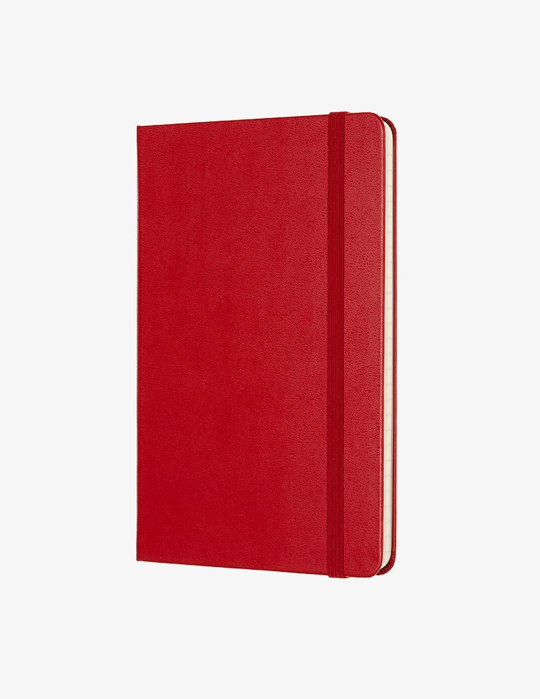 rinascente Moleskine Notebook Med Rul Scar  Hard - Red