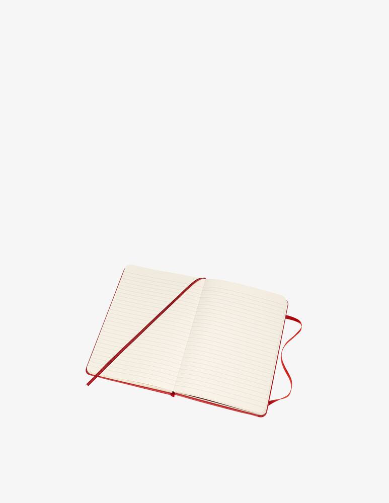 rinascente Moleskine Notebook Med Rul Scar  Hard - Red