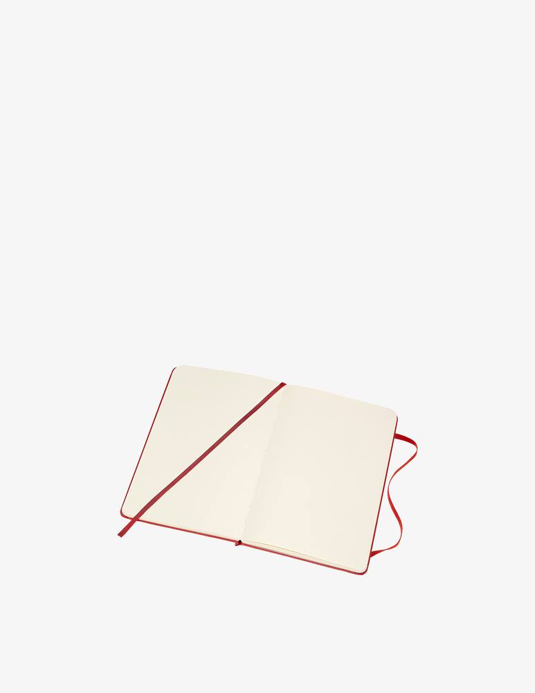 rinascente Moleskine Notebook Med Pla Scar Hard - Red