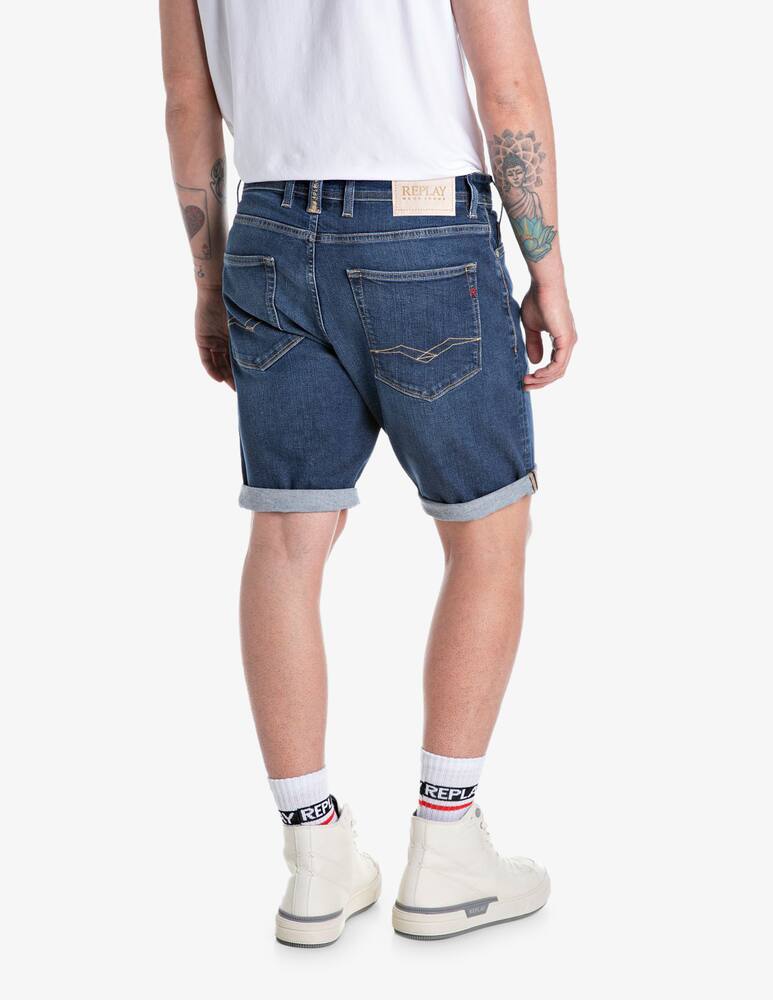 rinascente Replay Eco denim bermuda shorts