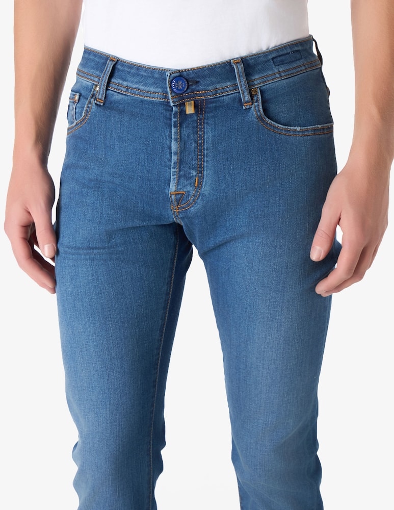 rinascente Jacob Cohen Jeans 5 tache slim fit nick 10 oz