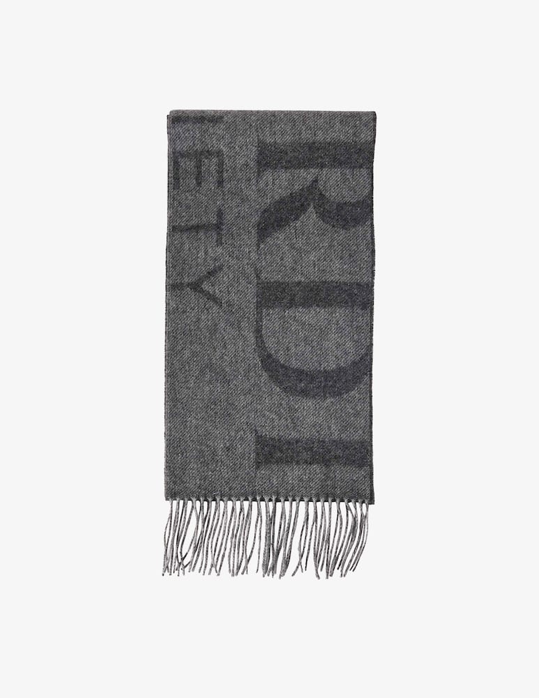 Trussardi Jacquard wool scarf - picture 2 Trussardi Jacquard wool scarf - picture 2