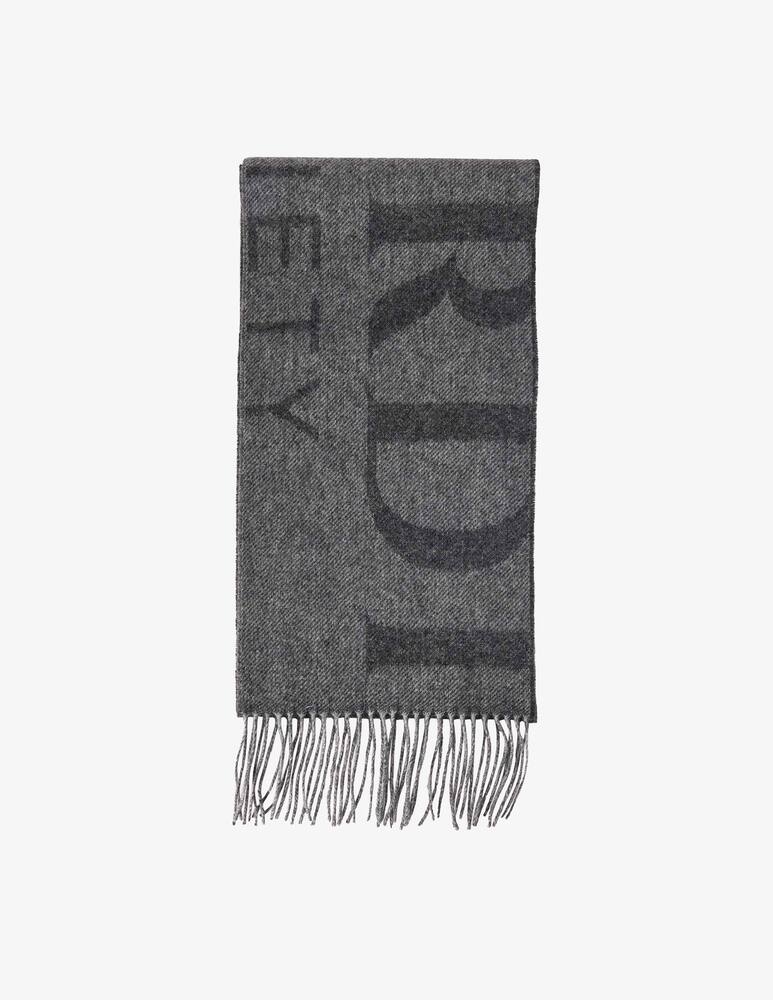 rinascente Trussardi Jacquard wool scarf