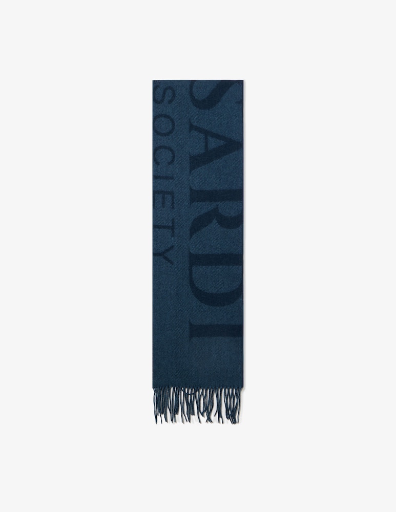 rinascente Trussardi Jacquard wool scarf