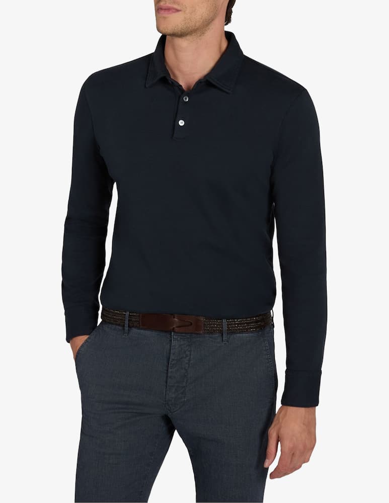 Slowear Interlock cotton polo shirt - picture 1 Slowear Interlock cotton polo shirt - picture 1