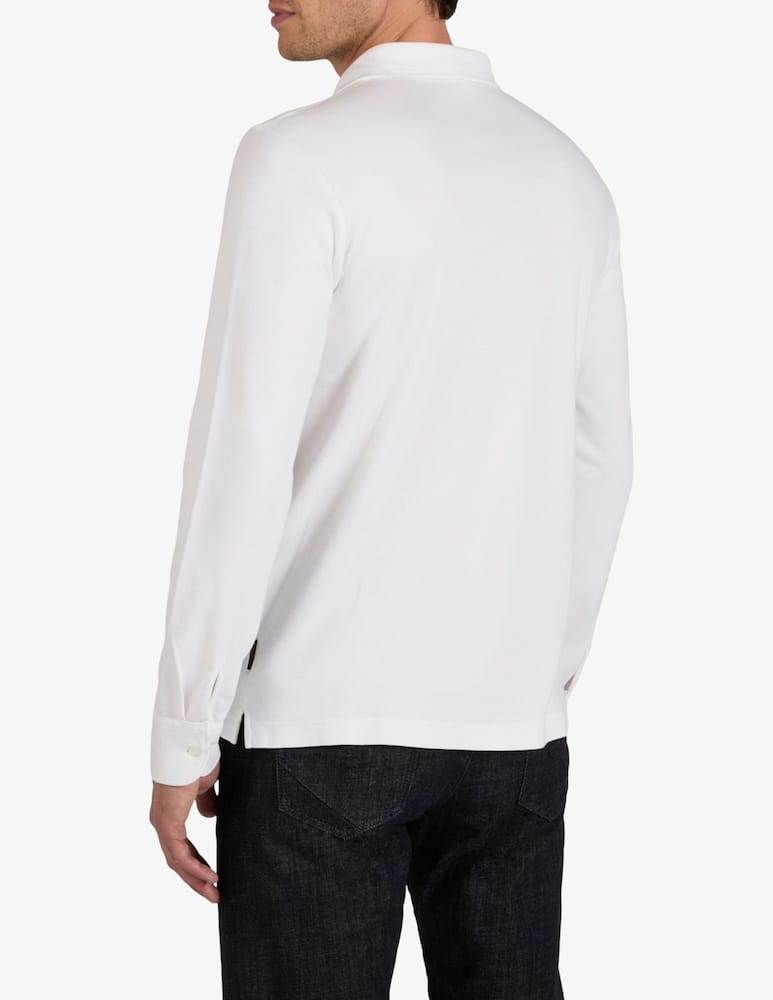 Slowear Long sleeve polo shirt - picture 3 Slowear Long sleeve polo shirt - picture 3