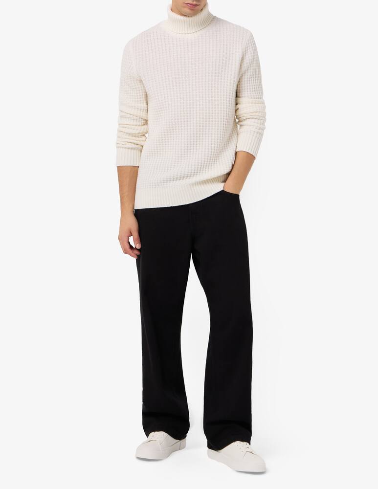 rinascente Roy Roger's Dolcevita waffle in lana merino