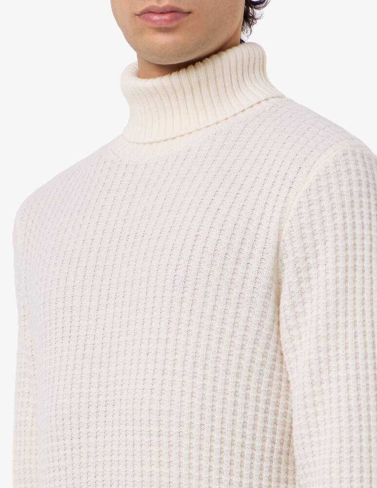 rinascente Roy Roger's Dolcevita waffle in lana merino