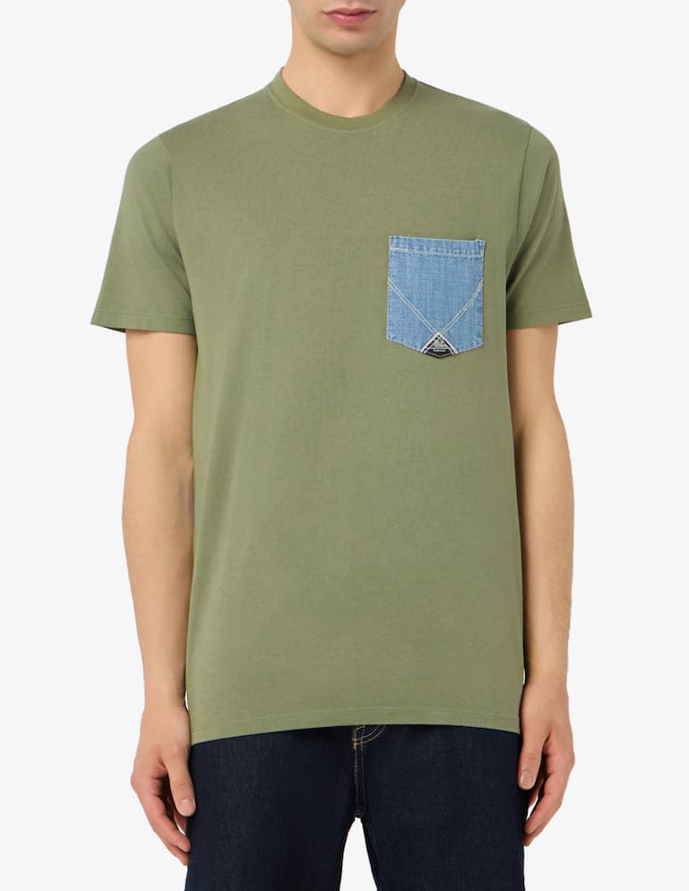 Roy Roger's T-shirt con taschino jeans - immagine 1 Roy Roger's T-shirt con taschino jeans - immagine 1