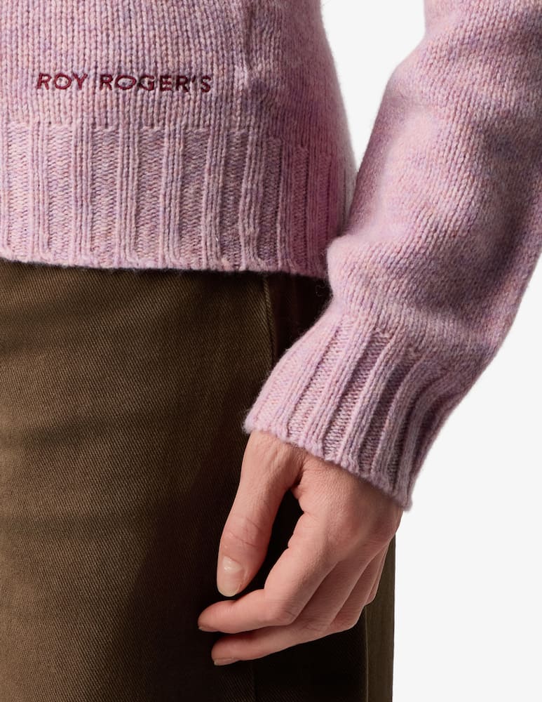 Roy Roger's Maglia girocollo in merino - immagine 4 Roy Roger's Maglia girocollo in merino - immagine 4