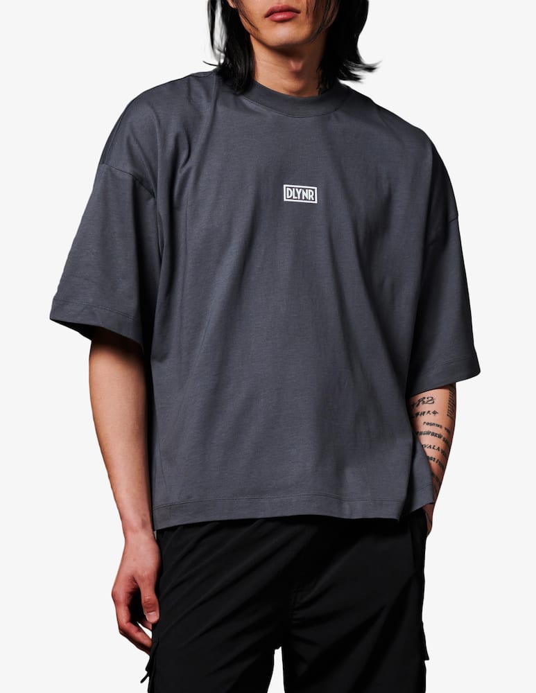 rinascente Dolly Noire 3d logo box t-shirt