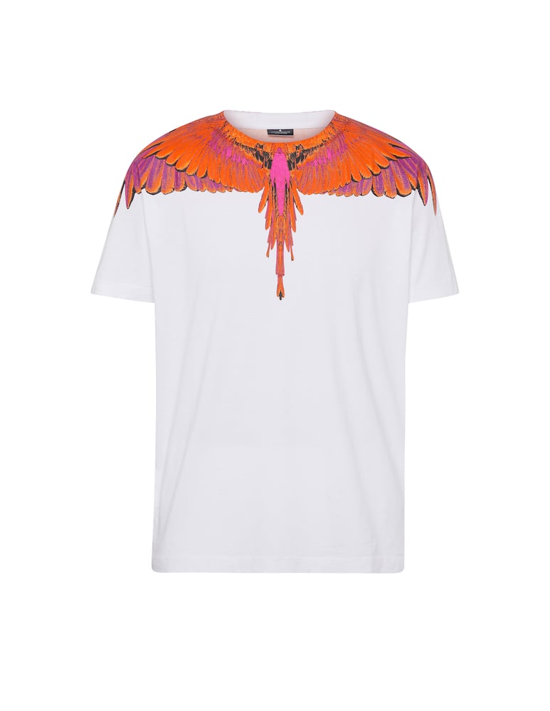 rinascente Marcelo Burlon T-shirt red wings girocollo in cotone 