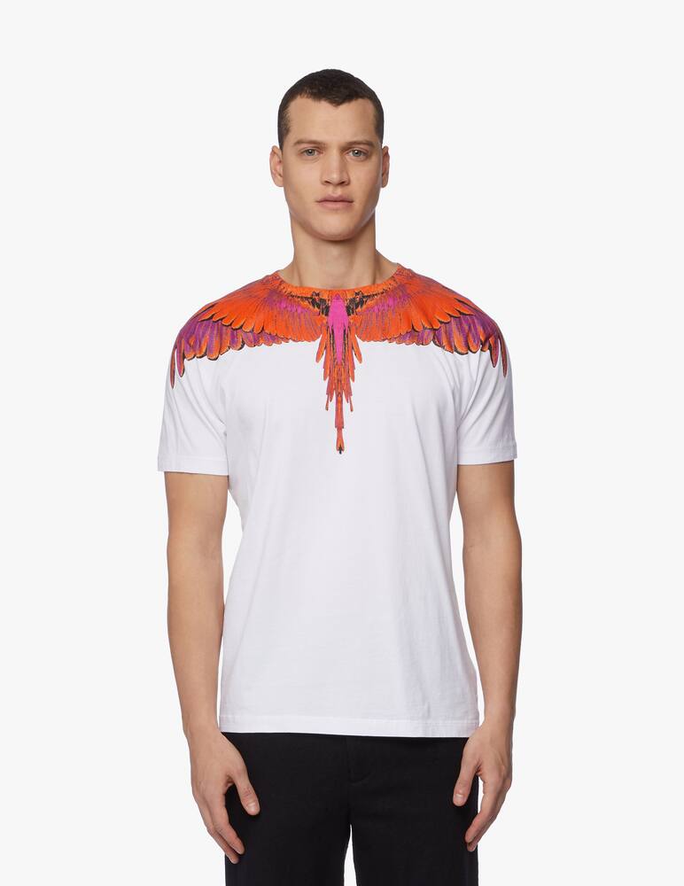 rinascente Marcelo Burlon T-shirt red wings girocollo in cotone 