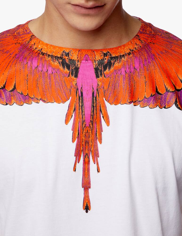 rinascente Marcelo Burlon T-shirt red wings girocollo in cotone 