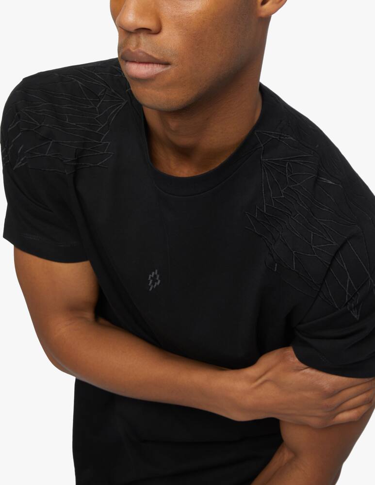 rinascente Marcelo Burlon T-shirt shoulder wings in cotone 