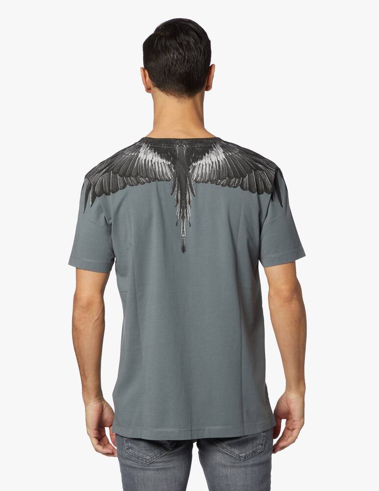 rinascente Marcelo Burlon T-shirt black wings girocollo in cotone 