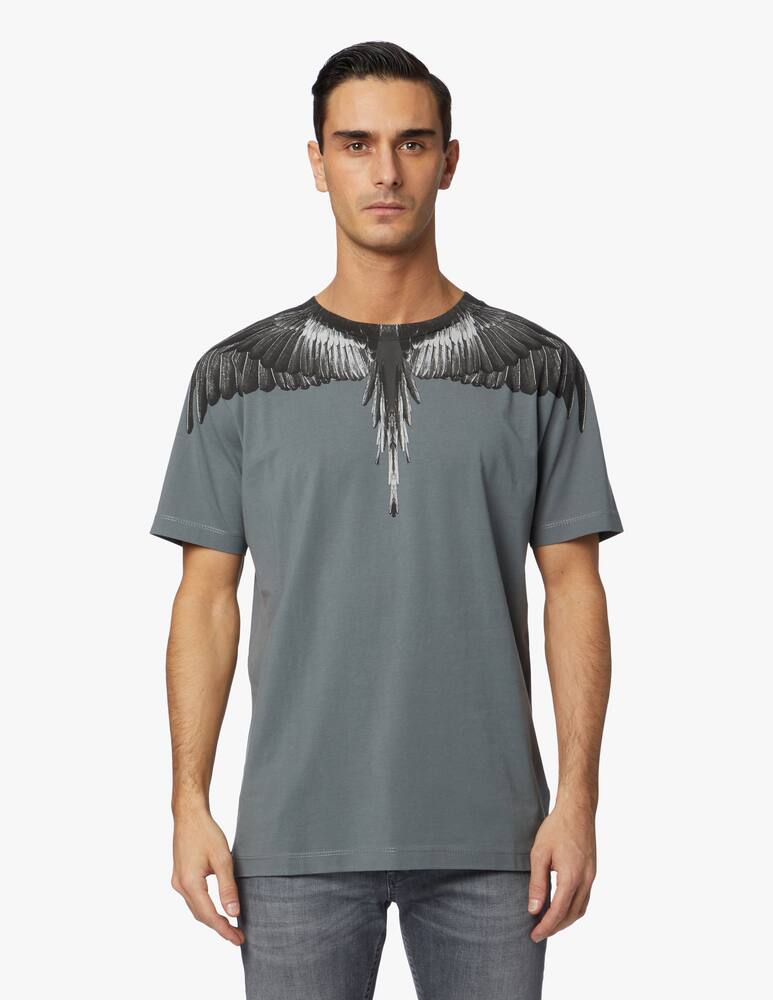 rinascente Marcelo Burlon T-shirt black wings girocollo in cotone 