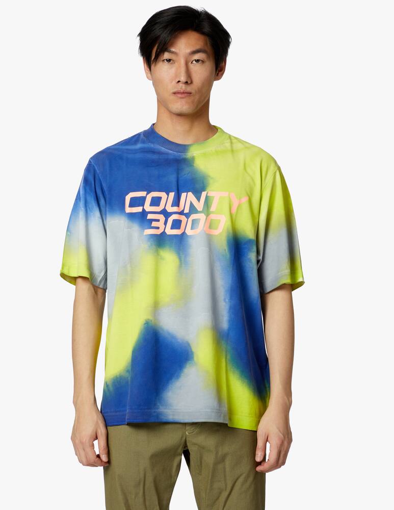 rinascente Marcelo Burlon Maglietta County 300 Tie&Dye vestibilità over
