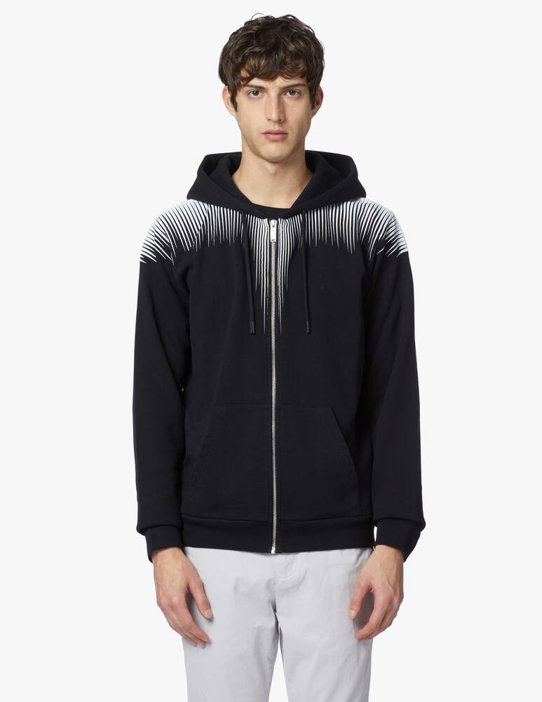rinascente Marcelo Burlon Falls Wings Regular Zip Hood