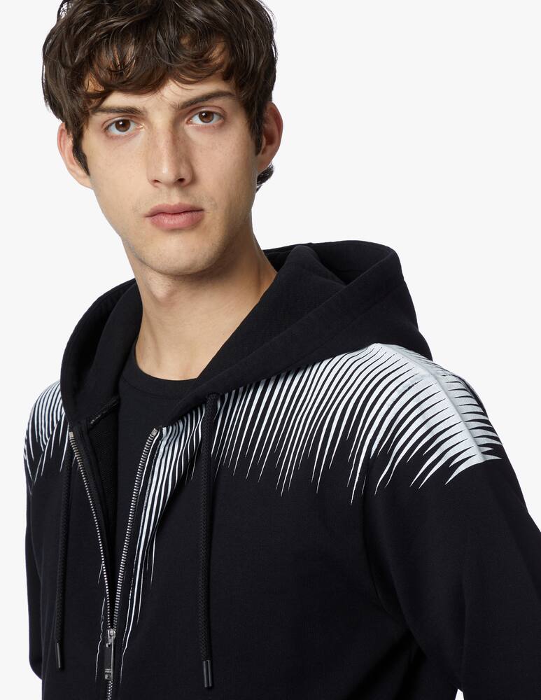 rinascente Marcelo Burlon Falls Wings Regular Zip Hood